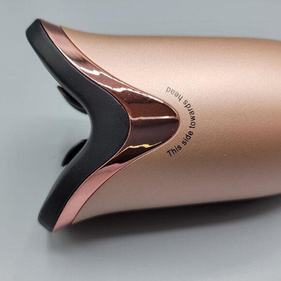 Chi Spin N Curl Ceramic Rotating Hair Curler Rose Gold No Box - Picture 5 of 12
